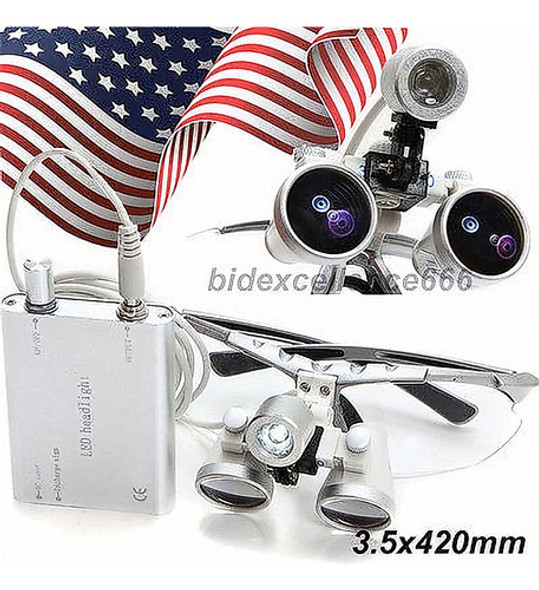 3.5x420mm Médica Lupas Binoculares Quirúrgicas Cabeza Óptica 1