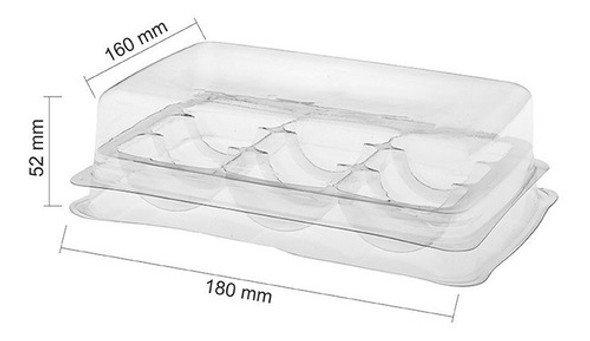 50 - Embalagem / Caixa / Blister Para 9 Macarrons Pwh309 1