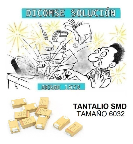 Tantalio   C6032 Smd  Capacitor 33uf X10 V  X 5  Uni 0