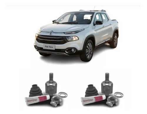 Par Tulipa + Trizeta Fiat Toro 2.0 Diesel 4x4 Dianteir 30x28 0