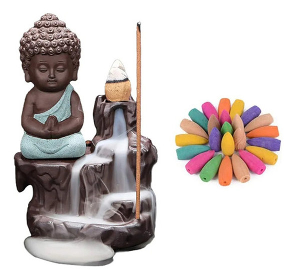 Fuente De Humo Buda, Cascada Quemador De Incienso Backflow 0