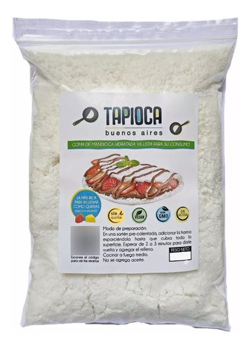 10 Kg Tapioca Lista, Vegan Sin Gluten, Brasil, Goma Mandioca 0