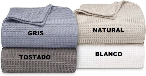 Manta Cubre Sillon Cubrecama Pie Cama Pique 1 1/2 Plazas 0
