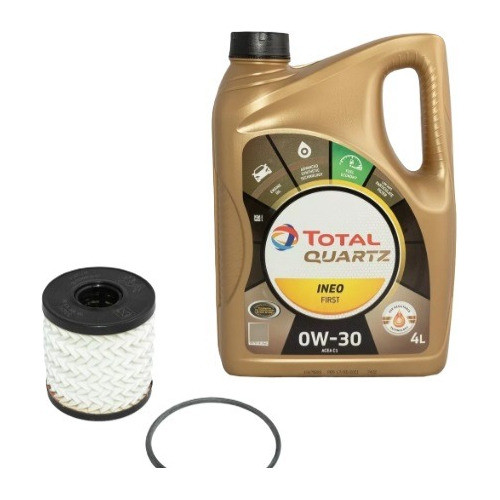 Aceite Motor Total 0w-30 + Filtro De Aceite 0