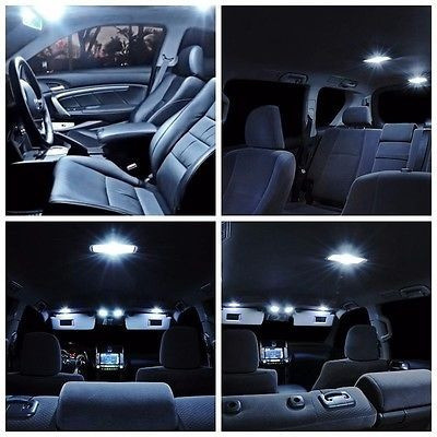 8pcs Cool Blanco Led Bombillas Interior Paquete Kit 2005 Sub 1