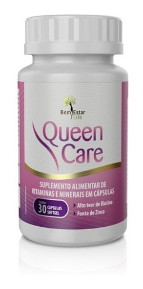 Kit 3 Queen Care (cabelo E Unha) Com Biotina 0 Kit 3 Queen Care (cabelo E Unha) Com Biotina 0