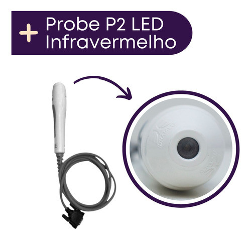 Aplicador Probe 2 P/ Antares Ibramed Led Infravermelho 850nm 1