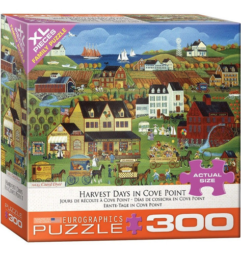 Puzzle De 300 Piezas Xl Harvest Days By C.d. -eurographics 0