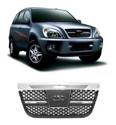 Careta De Radiador Chery Tiggo Moldura Sup. Crom. 0