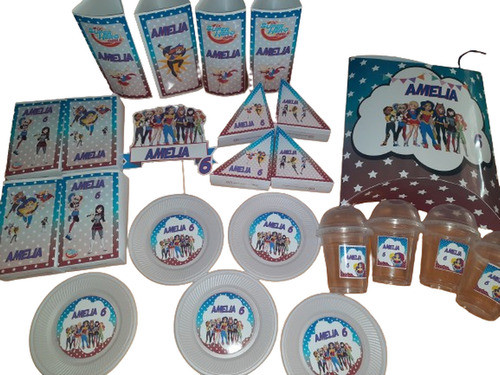 Cotillón Personalizado X 10 Supergirls 0