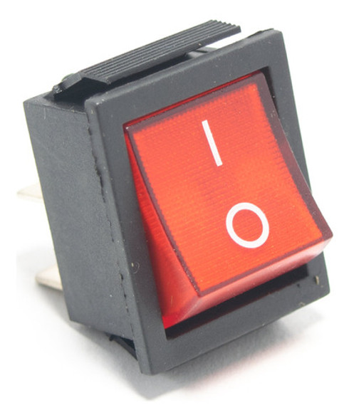 5 Llaves Tecla 2 Polos 15a 250v On-off 28.5x21.7mm Luz Roja 0 5 Llaves Tecla 2 Polos 15a 250v On-off 28.5x21.7mm Luz Roja 0
