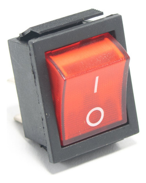5 Llaves Tecla 2 Polos 15a 250v On-off 28.5x21.7mm Luz Roja 1 5 Llaves Tecla 2 Polos 15a 250v On-off 28.5x21.7mm Luz Roja 1