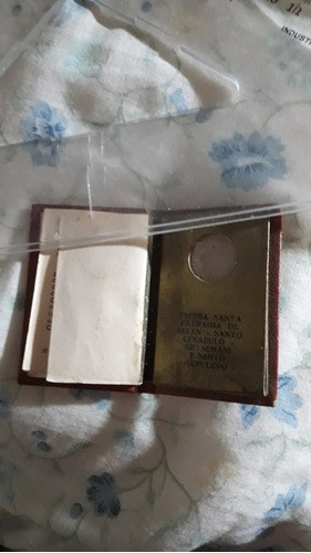 Reliquia Recuerdo Del 32 Congreso Eucar Tierra Santo Sepulcr 0