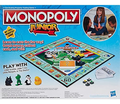 Juego De Mesa Junior Monopolio 0