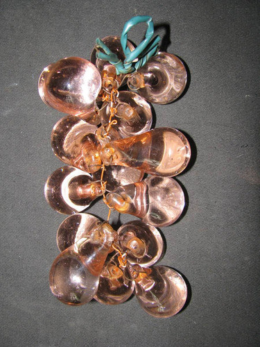 Racimo Antiguo De Uvas De Cristal 0