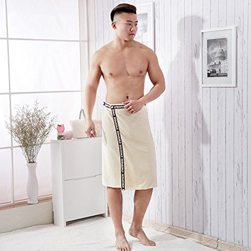Greenery-gre - Toalla De Baño Para Hombre, Bata De Spa, Cubi 1