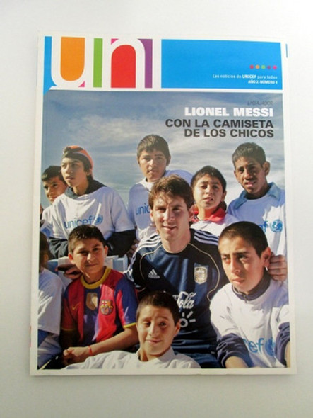 Revista Uni Unicef Lionel Messi Futbol Afa 2012 Boedo 0
