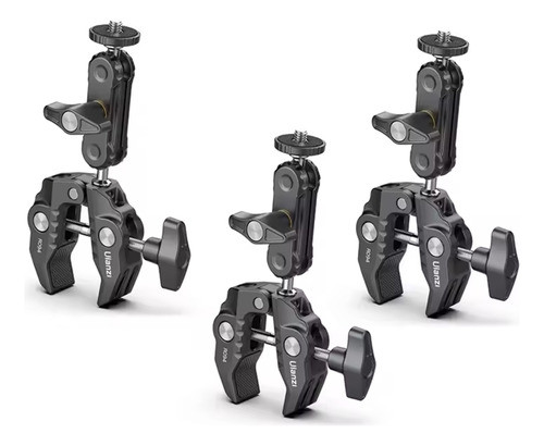 Kit 3 Braços Articulado Ulanzi Garra Pregador Suporte Mágico 0