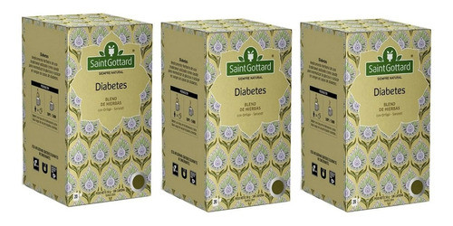 Tisana Diabetes En Saquitos X 20 Unidades. Saint Gottard X3 0
