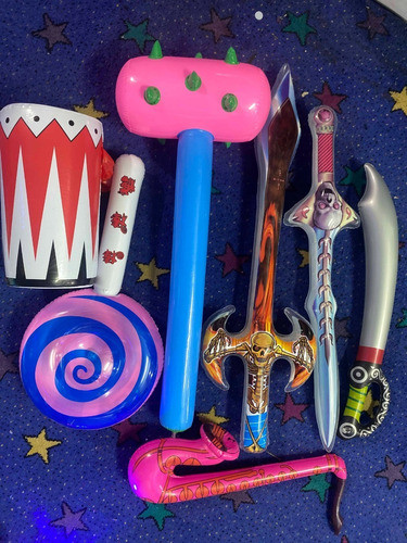Juguetes Inflables Cotillon Modelos Musicales Surtidos X 30 1