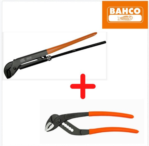 Llave Caño Bahco 142 + Pinza Pico Loro Bahco 224 0