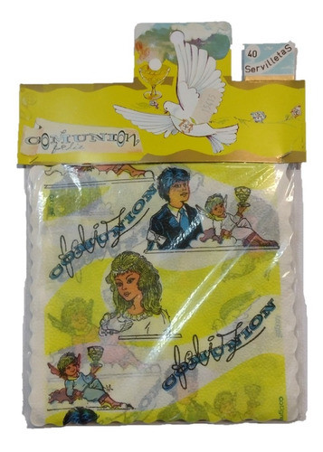 Servilletas Cotillon Festejo Comunion Decoupage Vintage 0