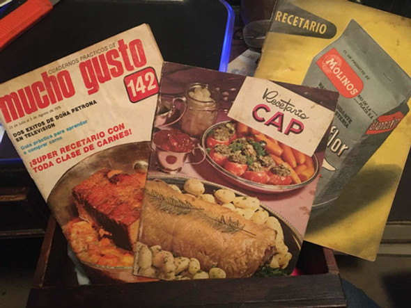 Lote 3 Faciculos Recetarios, Blacaflor, Mucho Gusto Y Cap 0