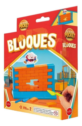 Juego De Mesa Entretenido Bloques Pocket Royal Para Niños 0