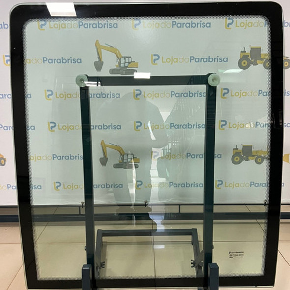 Vidro Parabrisa Superior Escavadeira Jcb Js200 Antiga Curvo 1