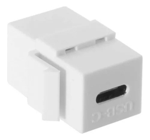 Keystone Usb-c Type-c Para Painel De Tomada Branco 1