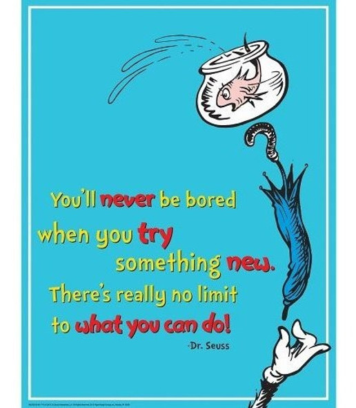 Eureka Dr. Seuss Try Something New Poster 0
