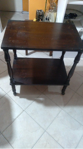 Mesa En Madera  Antigua 1