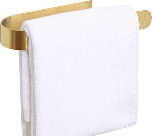 Toallero Moderno Autoadhesivo De Acero Inoxidable - Dorado 0