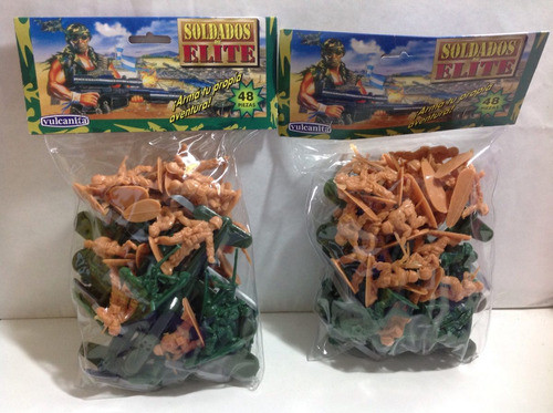 Set Bolsas Soldaditos X48 Vulcanita Envio Sin Cargo Caba 0