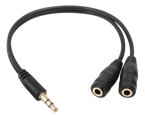 Cable 3.5 Auxiliar 2 Hembras 1 Macho (ideal P 2 Auriculares) 0