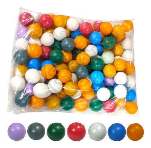 100 Bolas Bolinhas De Ping Pong Pacote Artesanato Básica Esp 0