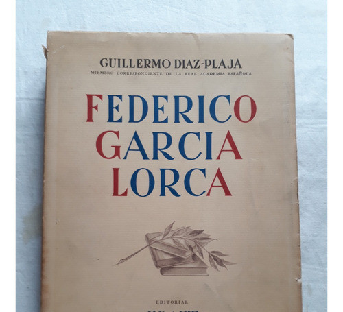 Federico Garcia Lorca - Estudio Critico Guillermo Diaz-plaja 0