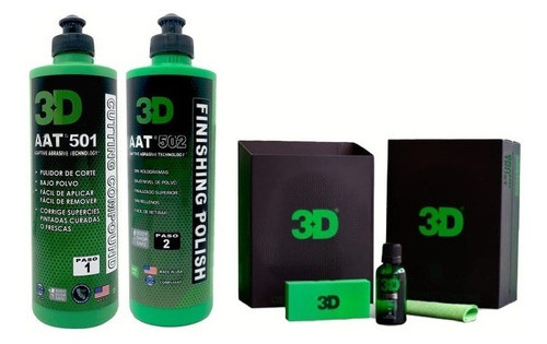 Kit 3d Aat Pulido Y Protección Profesional 32oz  - 3d 0