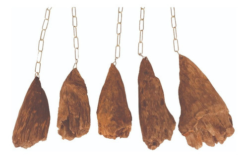 05 Nó De Pinho P/ Micro E Mini Orquídeas Com Corrente 0