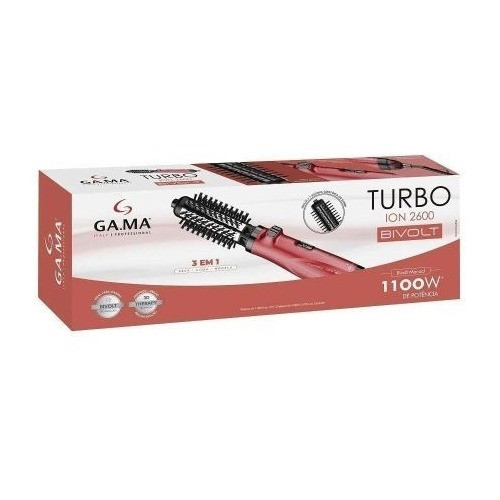 Ga.ma Italy Cepillo Secador Giratorio Turbo Ion 2600 3en1 1
