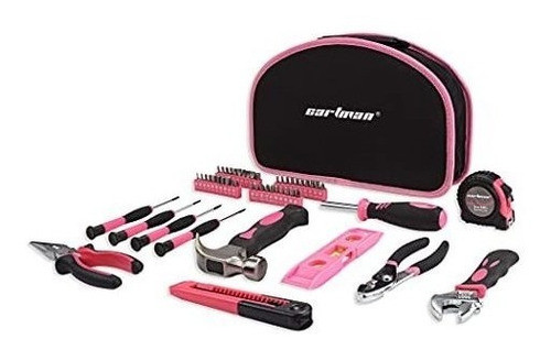 Juego De Herramientas De Mano De 52 Piezas Cartman Pink 0