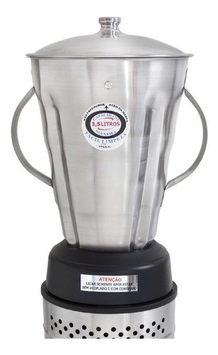 Liquidificador Alta Rotação Spolu Inox 3,5 L Spl-063x 127 V 1