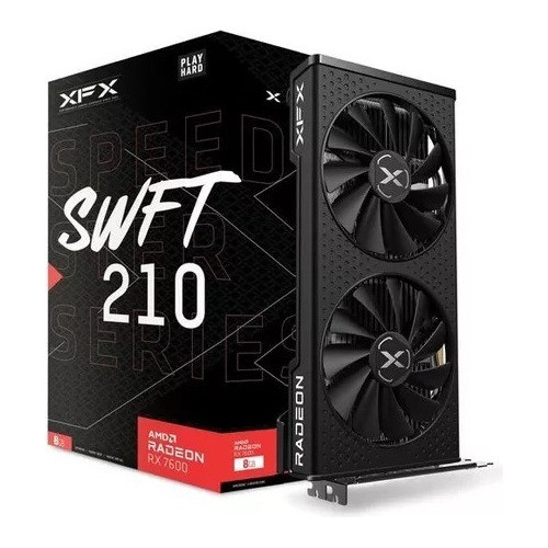 Tarjeta Grafica Xfx Rx7600 Speedster Swft 210 8gb Gddr6 0