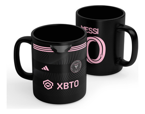 Taza Negra De Cerámica Sublimada Personalizada 1