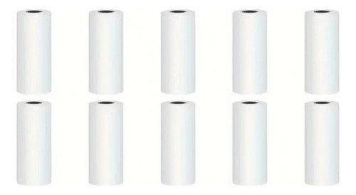 Pack De 10 Rollos De Papel Para Mini Impresora Térmica 0