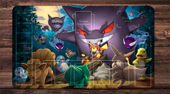 Playmat Personalizado Pokémon Pikachu Gengar Squirtle 0