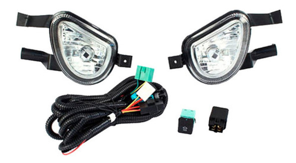 Kit Farol De Milha Corsa Pick Up 2000 2001 2002 Com Botão 0