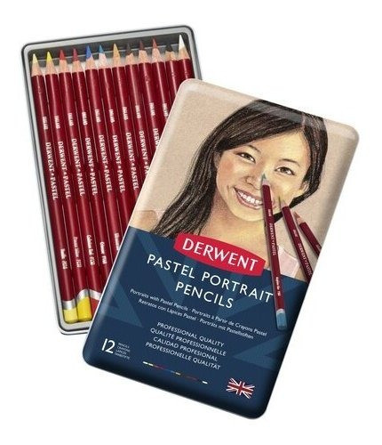 Lapices Derwent Pastel Skintones X 12 Caja Metalica 0