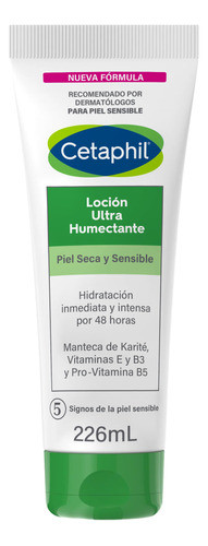 Cetaphil Locion Ultra Humectante Corporal Pieles Secas 226ml 0