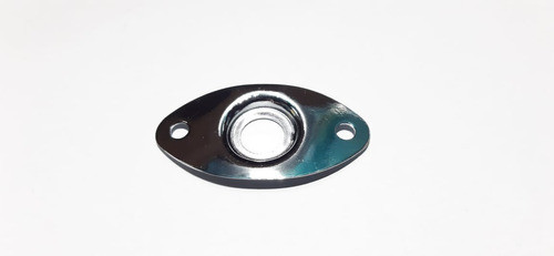 Suporte Jack Plate Oval Tipo Jackson Cromado Guitarra 0